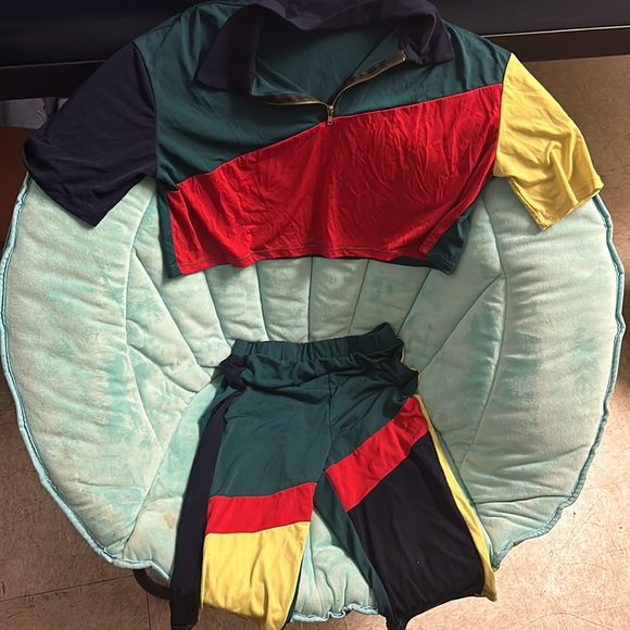 Biker shorts set color block - Picture 1 of 2